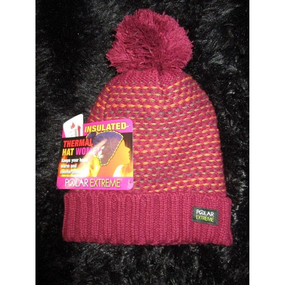Polar Extreme Women's Thermal Insulated Winter Knit Hat Beanie